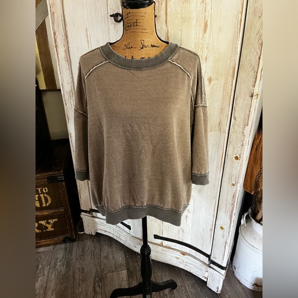 Free People We the Free everything pullover in Caiman - Picture 5 of 7